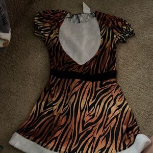 Animal Print Dress Halloween Costume little girls